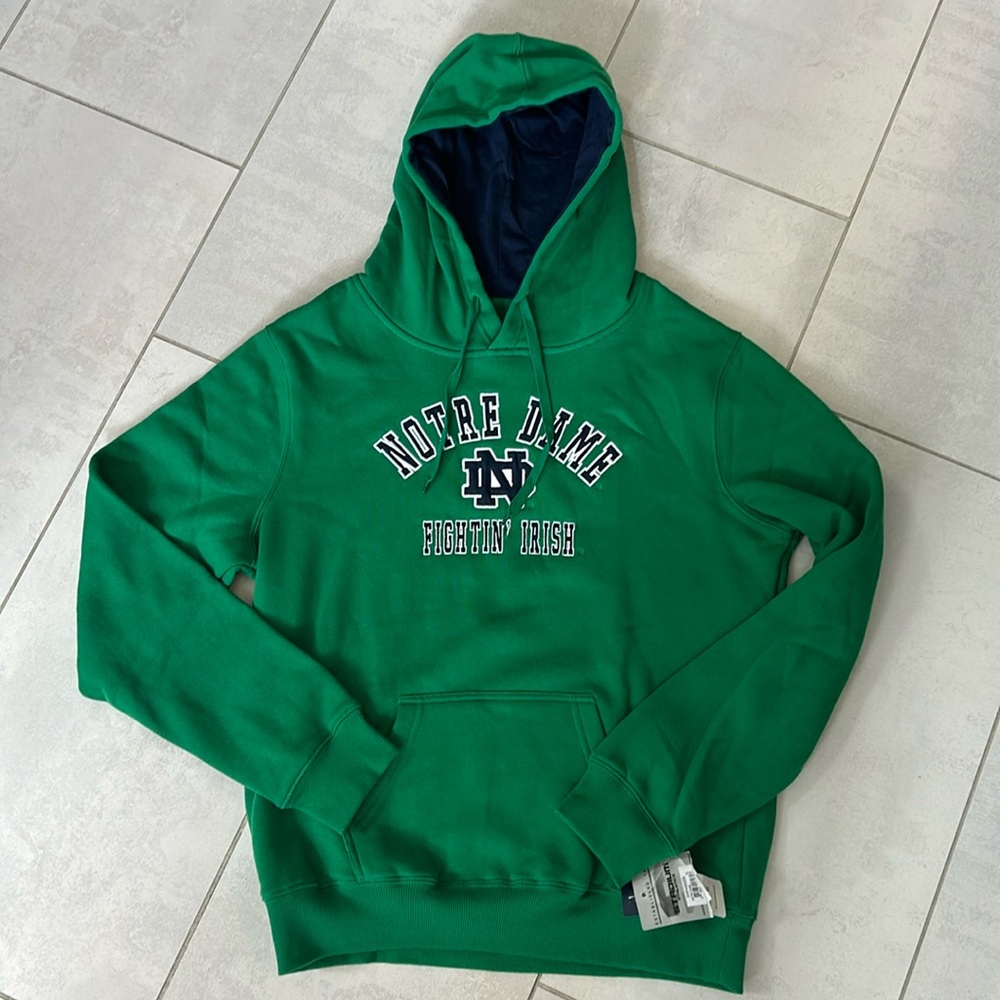 Norte Dame Green Hoodie